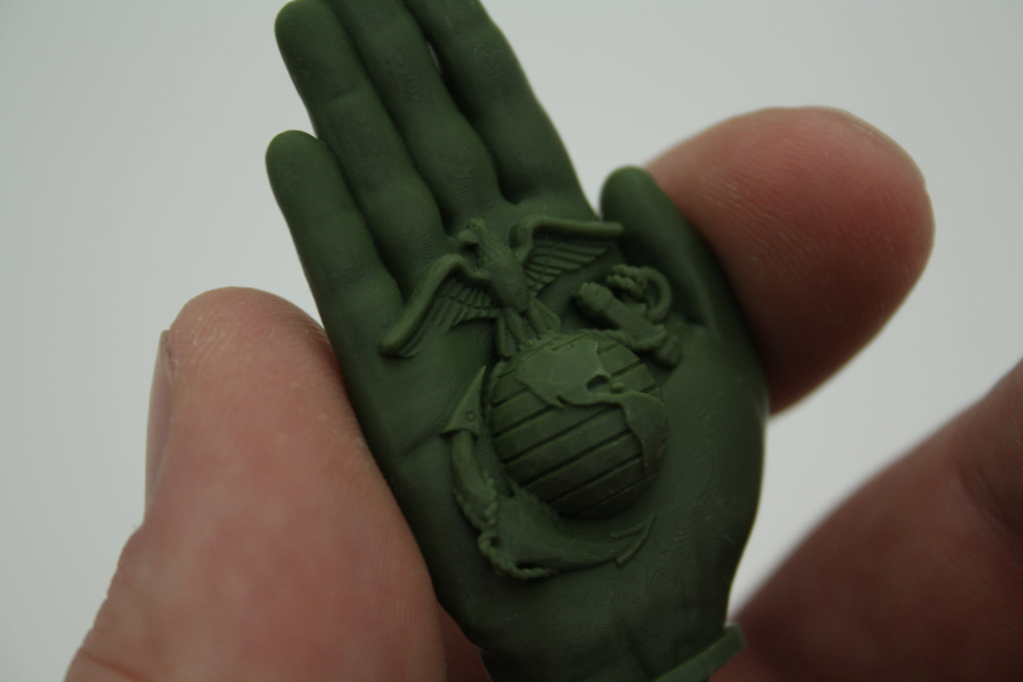 Marine Corps EGA Knife Hand Keychain