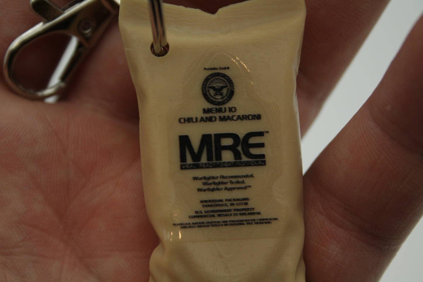 MRE Chili-Mac Keychain