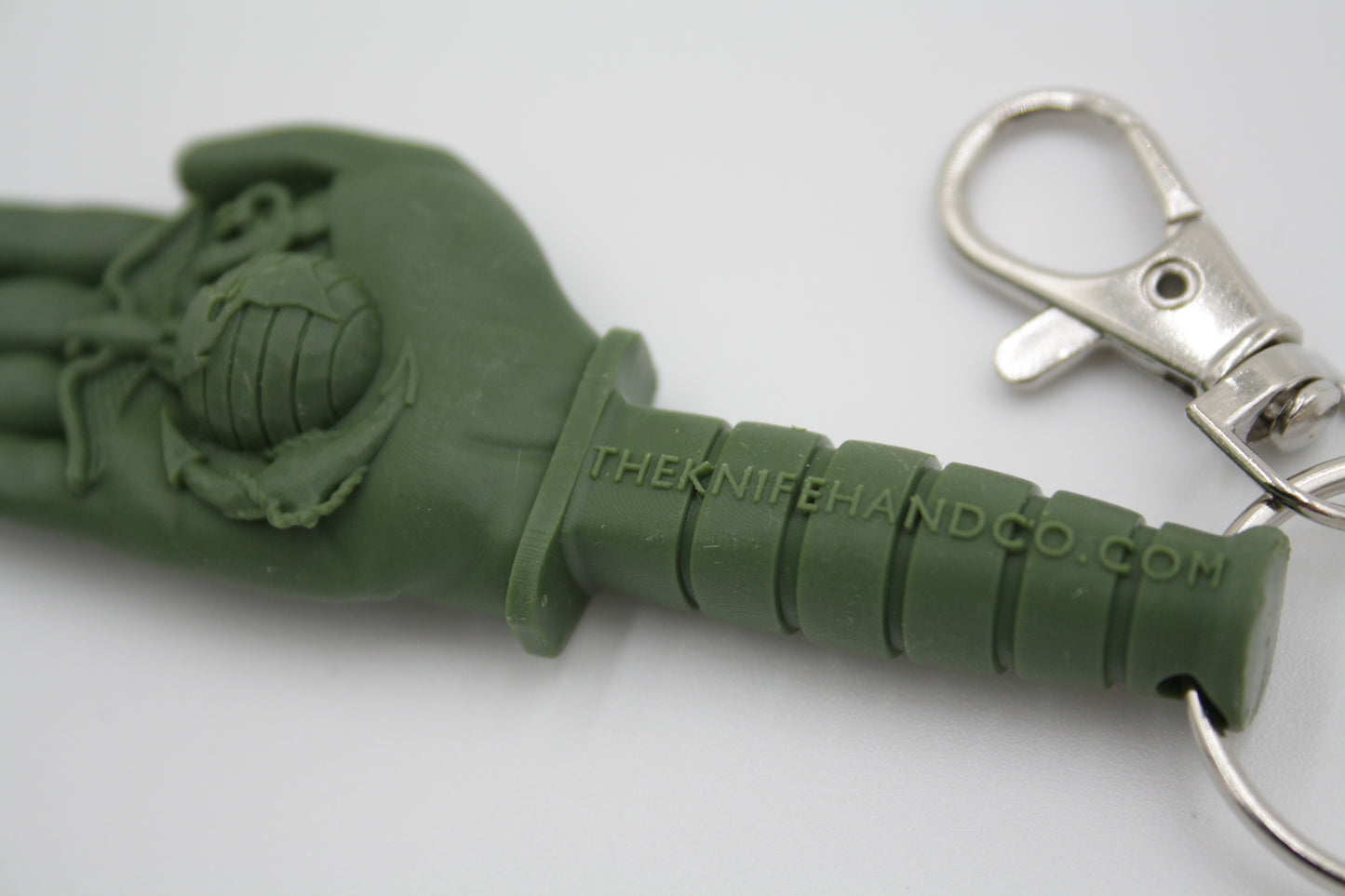 Marine Corps EGA Knife Hand Keychain