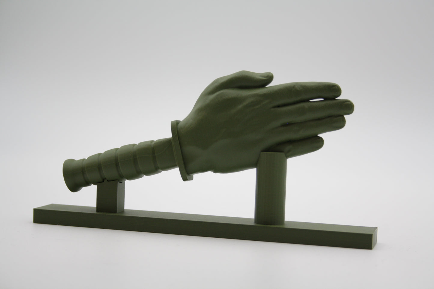 Non-Bladed Knife Hand Desk Collectible