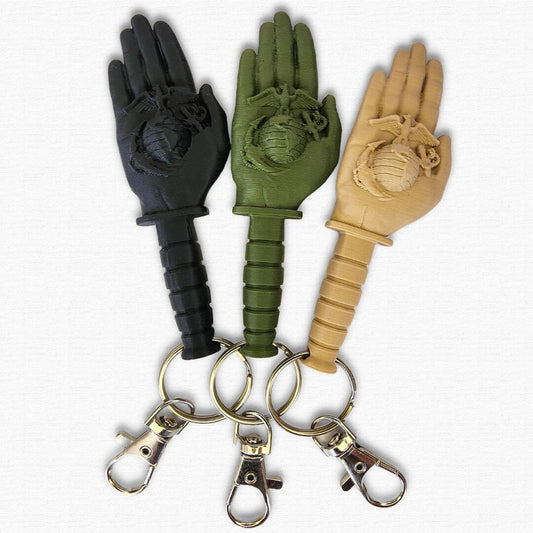 Marine Corps EGA Knife Hand Keychain